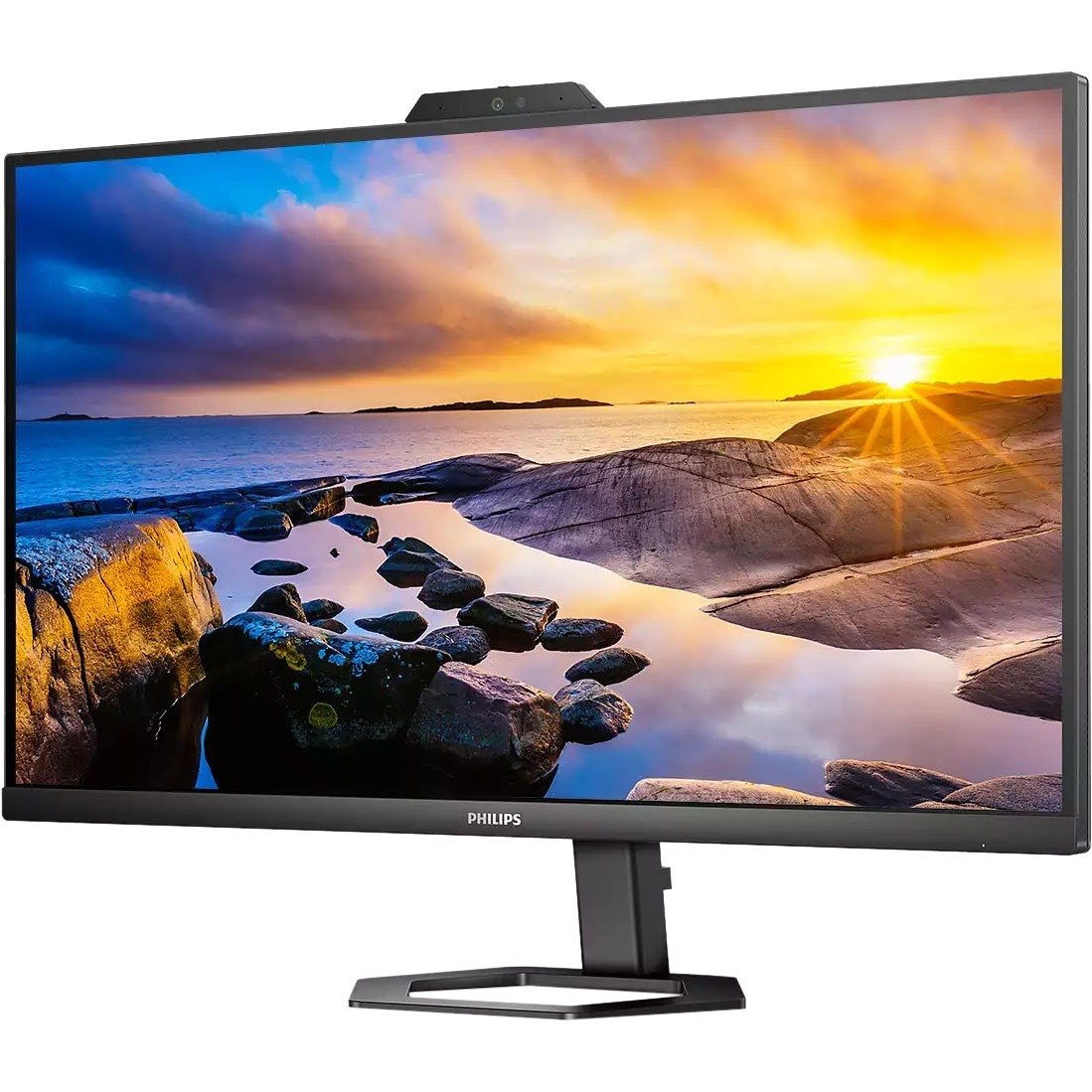 Philips 27E1N5600HE 27" Class Webcam WQHD LCD Monitor - 16:9 - Textured Black