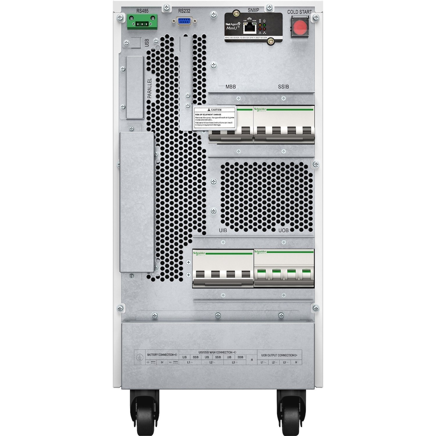 APC by Schneider Electric Easy UPS 3S Dubbele conversie online UPS - 10 kVA - Driefase