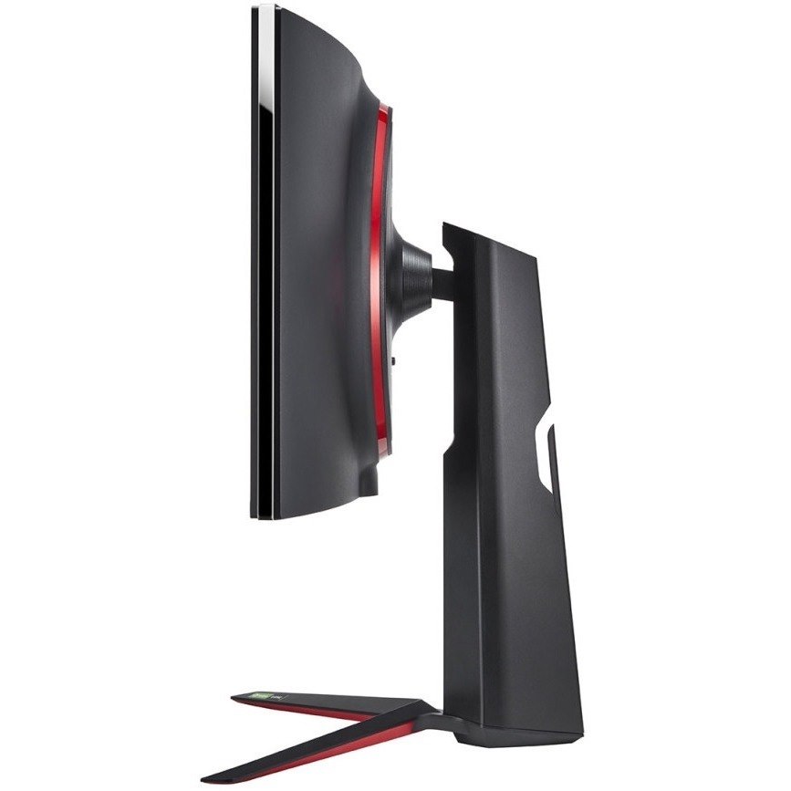 LG UltraGear 34GN850-B 34" Class UW-QHD Curved Screen Gaming LCD Monitor - 21:9 - Black, Red