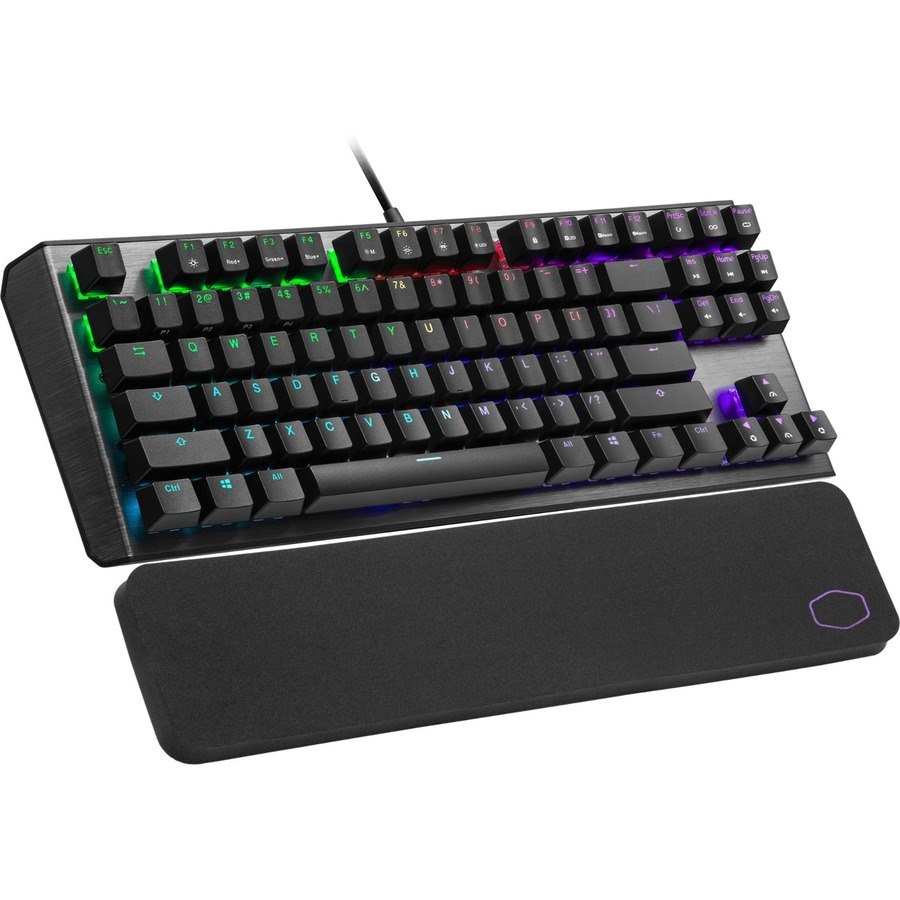 Cooler Master CK530 V2 Gaming Keyboard - Cable Connectivity - USB 2.0 Interface - Gunmetal Black