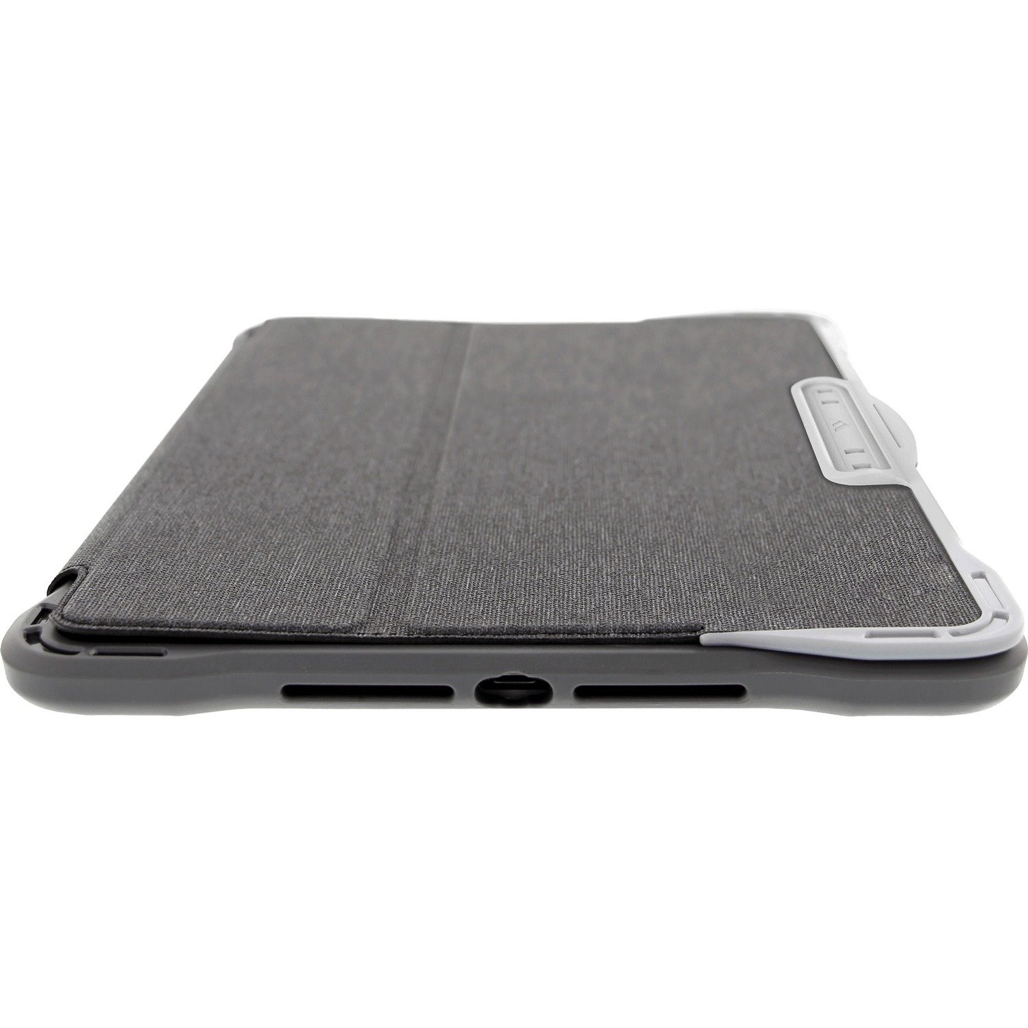 Brenthaven Edge Folio Rugged Carrying Case (Folio) for 10.2" Apple iPad (9th Generation), iPad (7th Generation), iPad (8th Generation) Tablet, Stylus, Apple Pencil (2nd Generation) - Gray