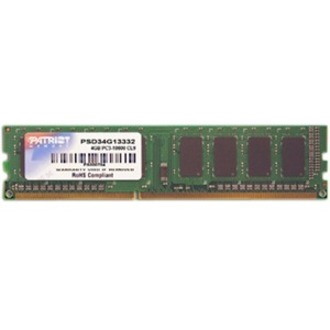 Patriot Memory Signature PSD34G13332 RAM Module - 4 GB - DDR3-1333/PC3-10600 DDR3 SDRAM - 1333 MHz