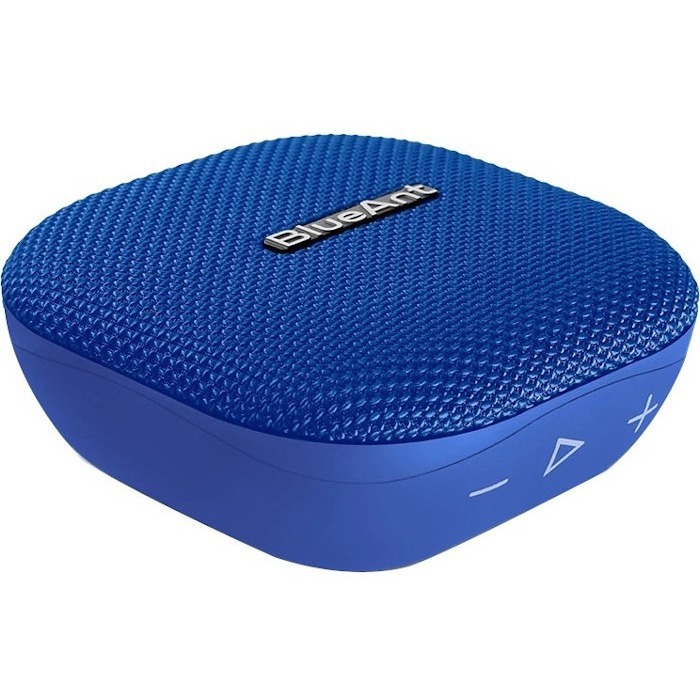 BlueAnt X0 Portable Bluetooth Speaker System - 6 W RMS - Google Assistant, Siri Supported - Blue