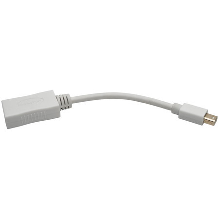 Eaton Tripp Lite Series Keyspan Mini DisplayPort to DisplayPort Cable Adapter (M/F) - 4K 60 Hz, DP 1.2, HDCP 2.2, 6 in. (15.2 cm)