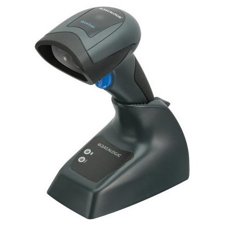 Datalogic QuickScan I QBT2430 Industrial, Retail Handheld Barcode Scanner Kit - Wireless Connectivity - Black - USB Cable Included