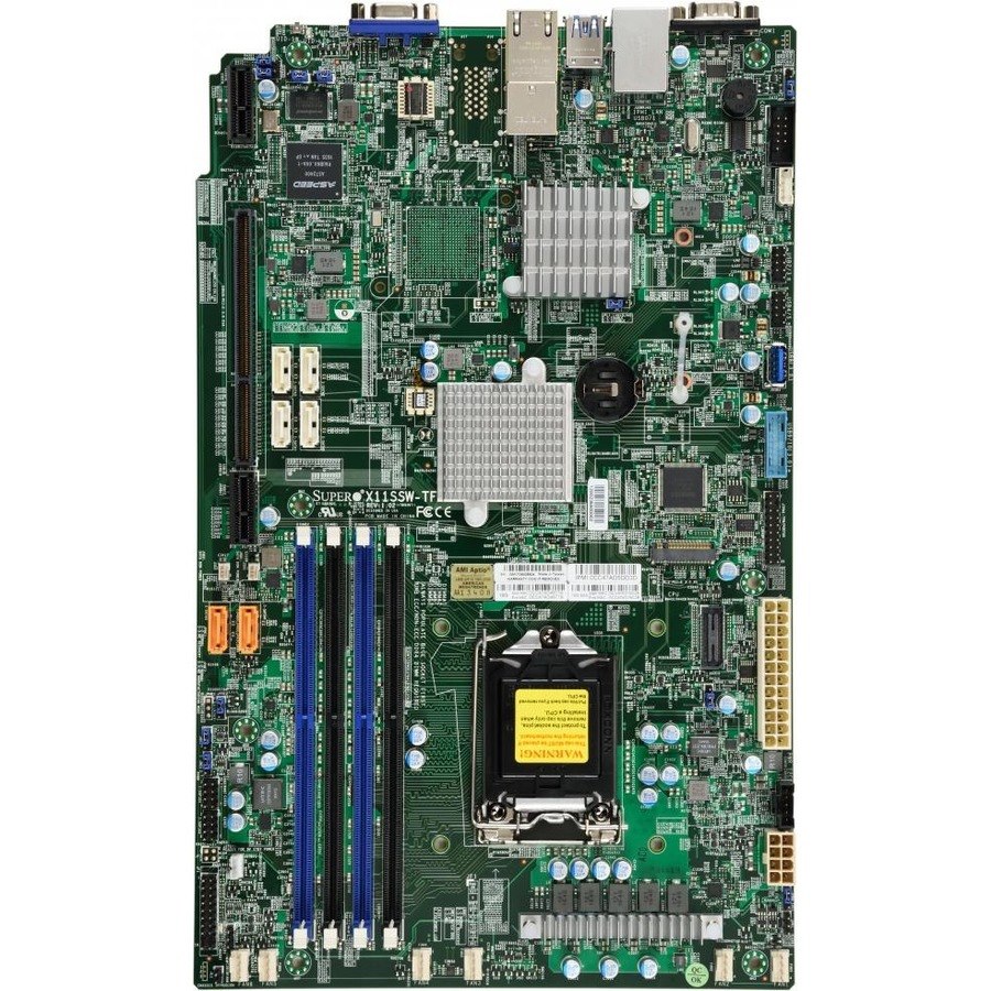 Supermicro X11SSW-TF Server-Motherboard - Intel C236 Chipsatz - Socket H4 LGA-1151 - Proprietärer Formfaktor
