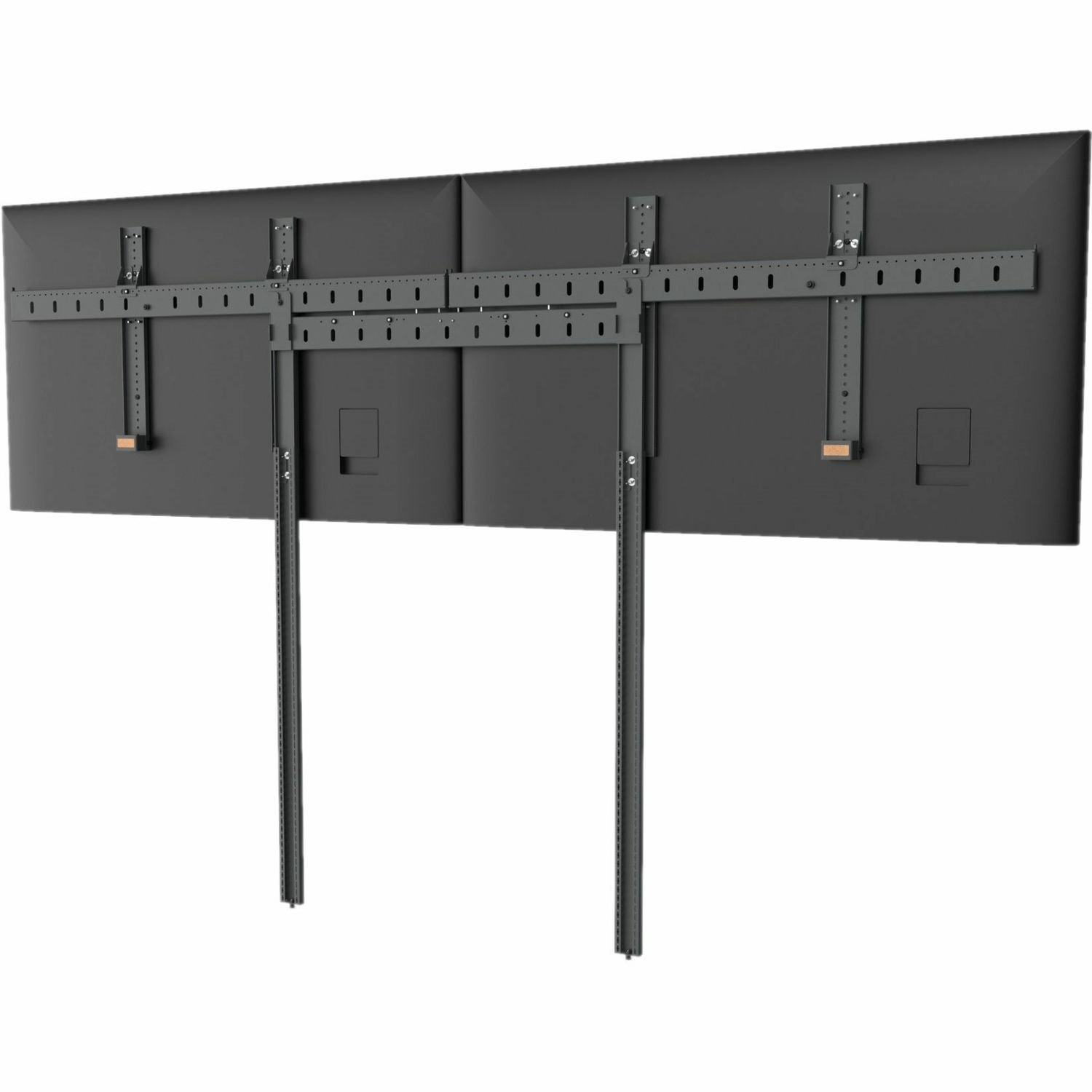 Heckler Design Mounting Rail Kit for Display, Wall Mount - Black Gray