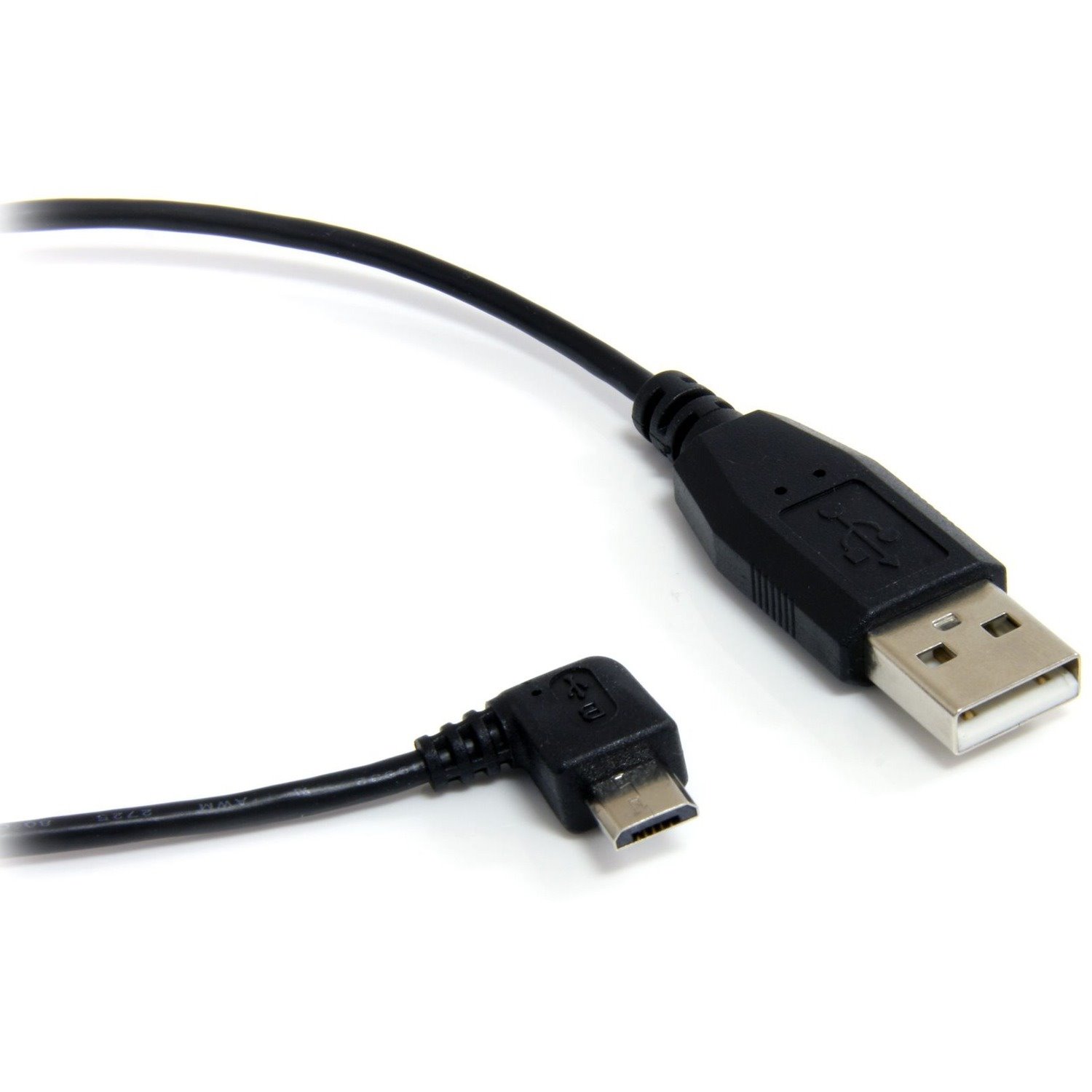 StarTech.com 1 ft Micro USB Cable - A to Right Angle Micro B