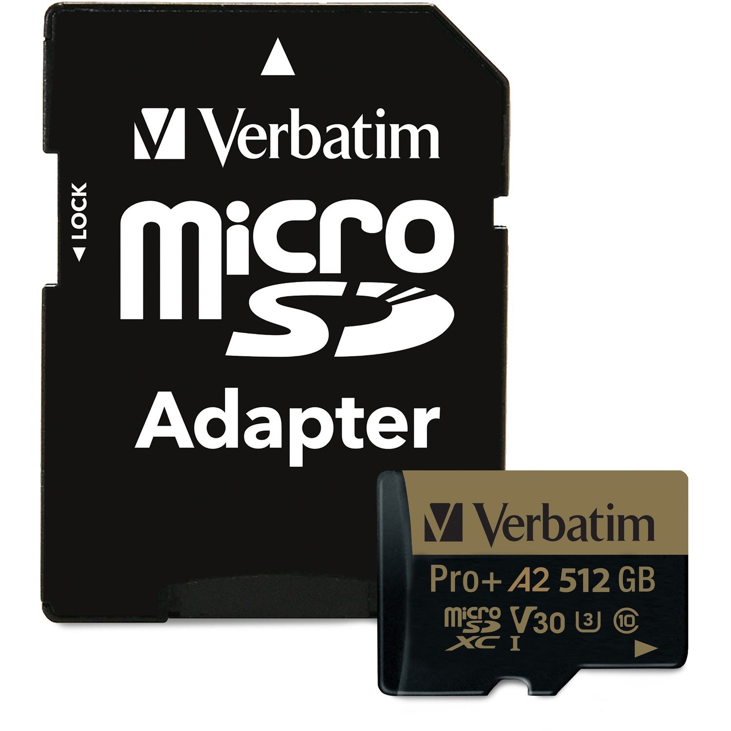 Verbatim Pro+ 512 GB Class 10/UHS-I (U3) microSDXC - 1 Each
