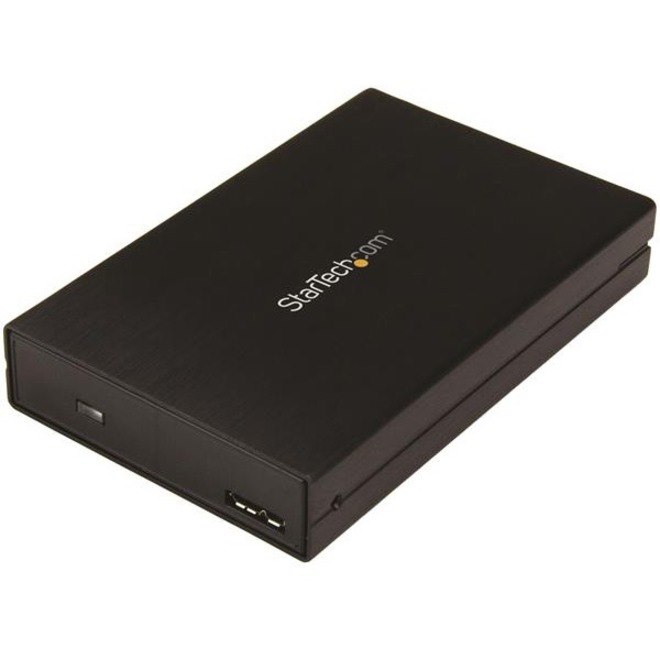 StarTech.com Drive Enclosure SATA/600 - USB 3.1 Micro-B Host Interface - UASP Support External - Black