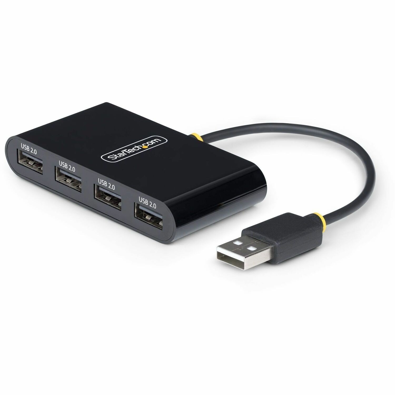 STARTECH 4-PORT USB 2.0 HUB, USB BUS POWERED, SMALL TRAVEL MINI USB HUB, USB 2.0 SPLITTER,