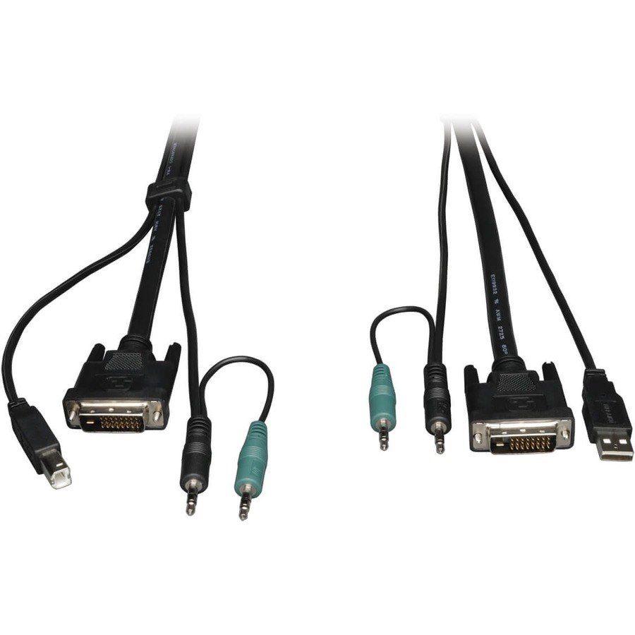 Eaton Tripp Lite Series DVI / USB / Audio KVM Cable Kit, 6 ft. (1.83 m)