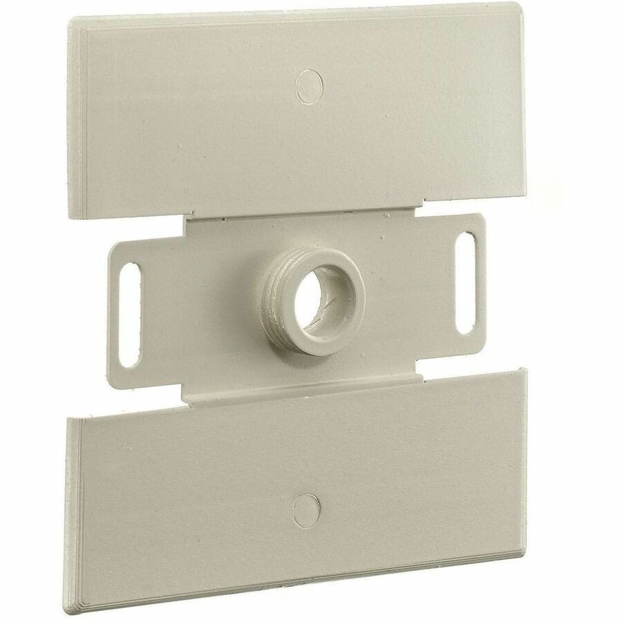 Hubbell Premise Wiring Metal Raceway, Flush Plate Adapter, HBL2400 Series, Ivory