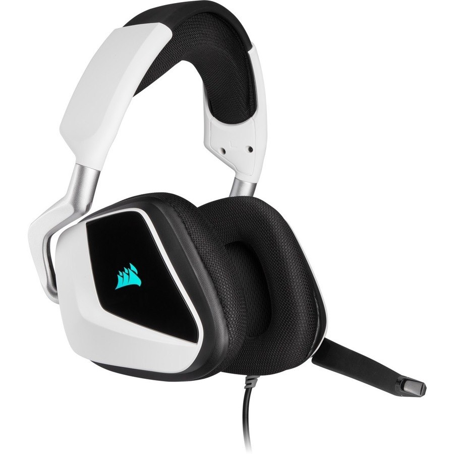 Corsair VOID RGB ELITE USB Premium Gaming Headset with 7.1 Surround Sound - White