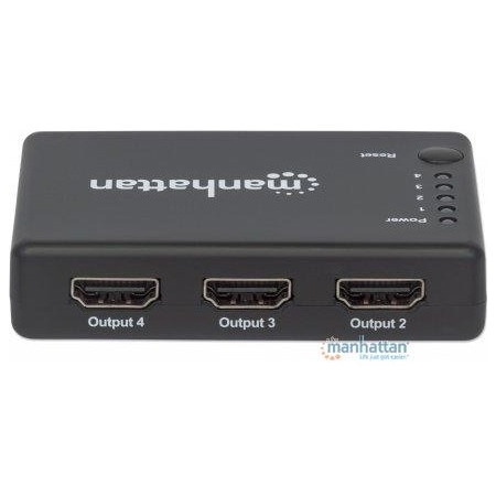Manhattan 4K Compact 4-Port HDMI Splitter