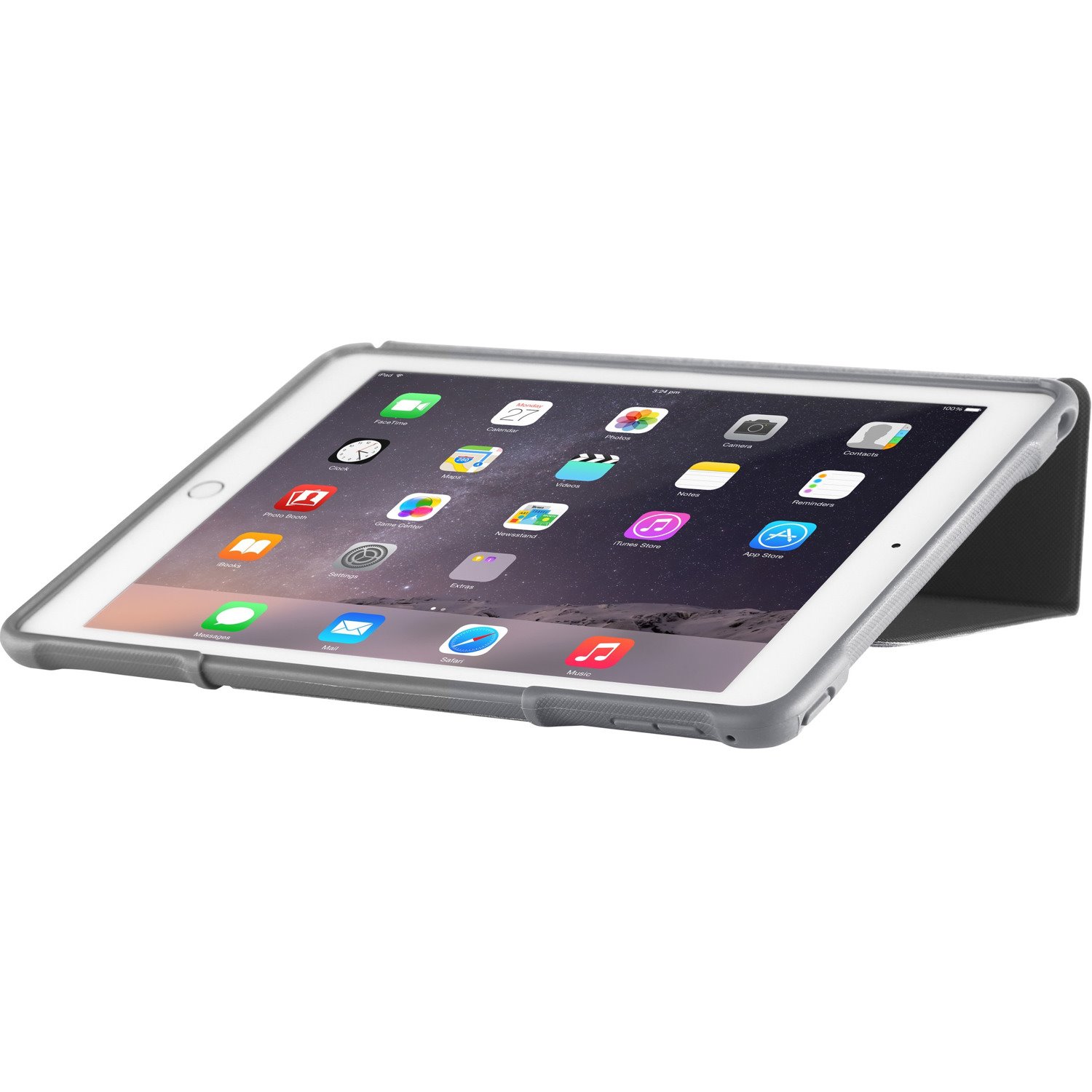 STM Goods dux Carrying Case Apple iPad Air Tablet - Clear, Black