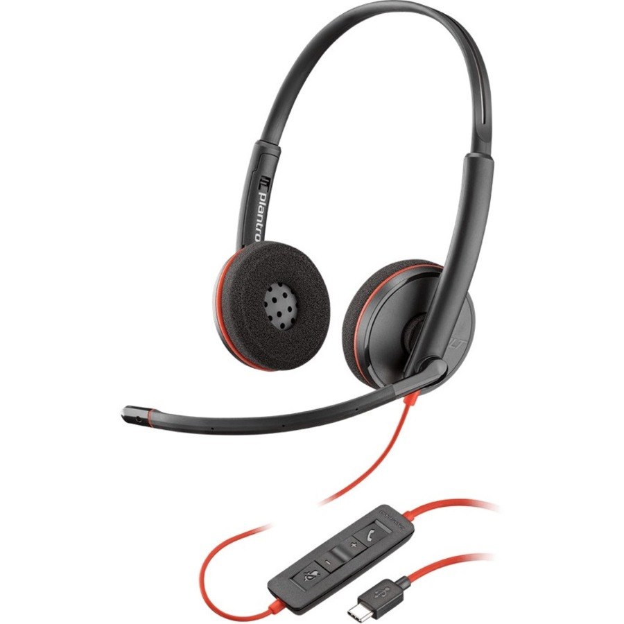 Plantronics Blackwire C3220 Wired Over-the-head Stereo Headset