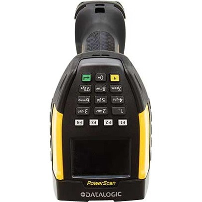 Datalogic PowerScan PM9600 Industrial, Warehouse, Logistics, Inventory Handheld Barcode Scanner - Wireless Connectivity - Black, Yellow