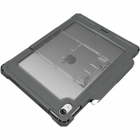 MAXCases Shield Extreme-X2 for iPad 10 10.9" w/3.5 mm Adapter and Tamper-Resistant Design (2022) (Black Bezel-Gray Case)