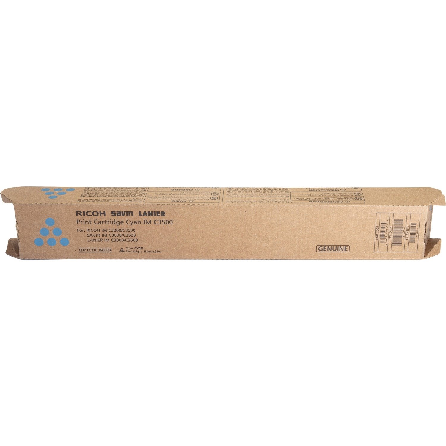 Ricoh Original Laser Toner Cartridge - Cyan - 1 Each