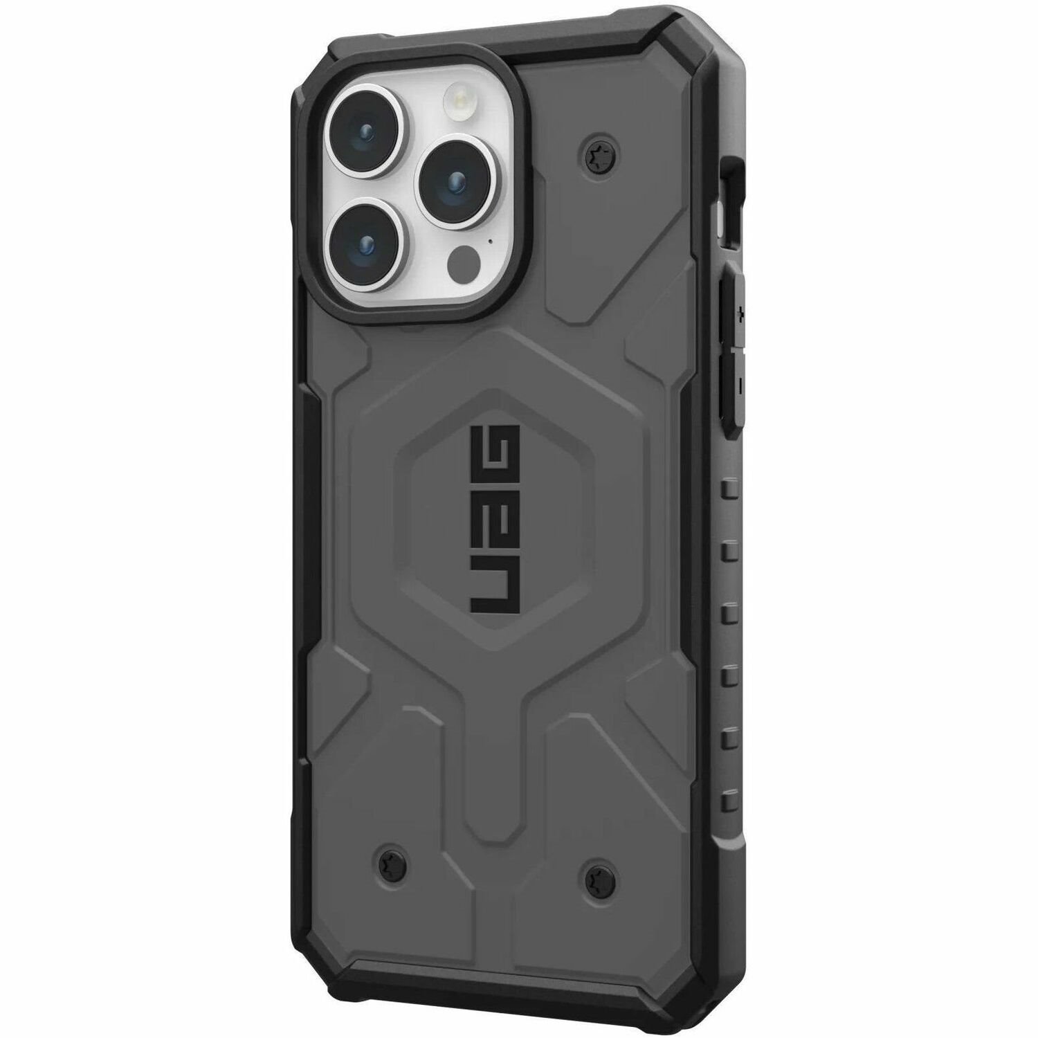 Urban Armor Gear Pathfinder iPhone 15 Pro Max Case - Silver