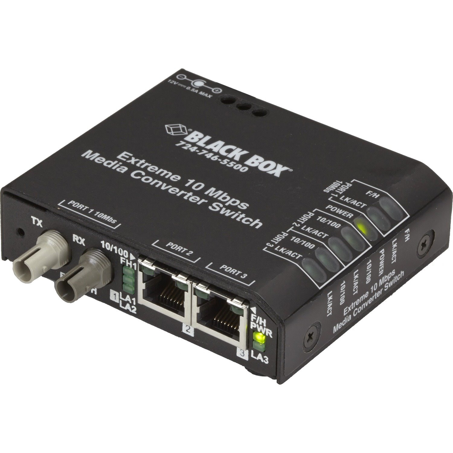 Black Box LBH100 Transceiver/Media Converter