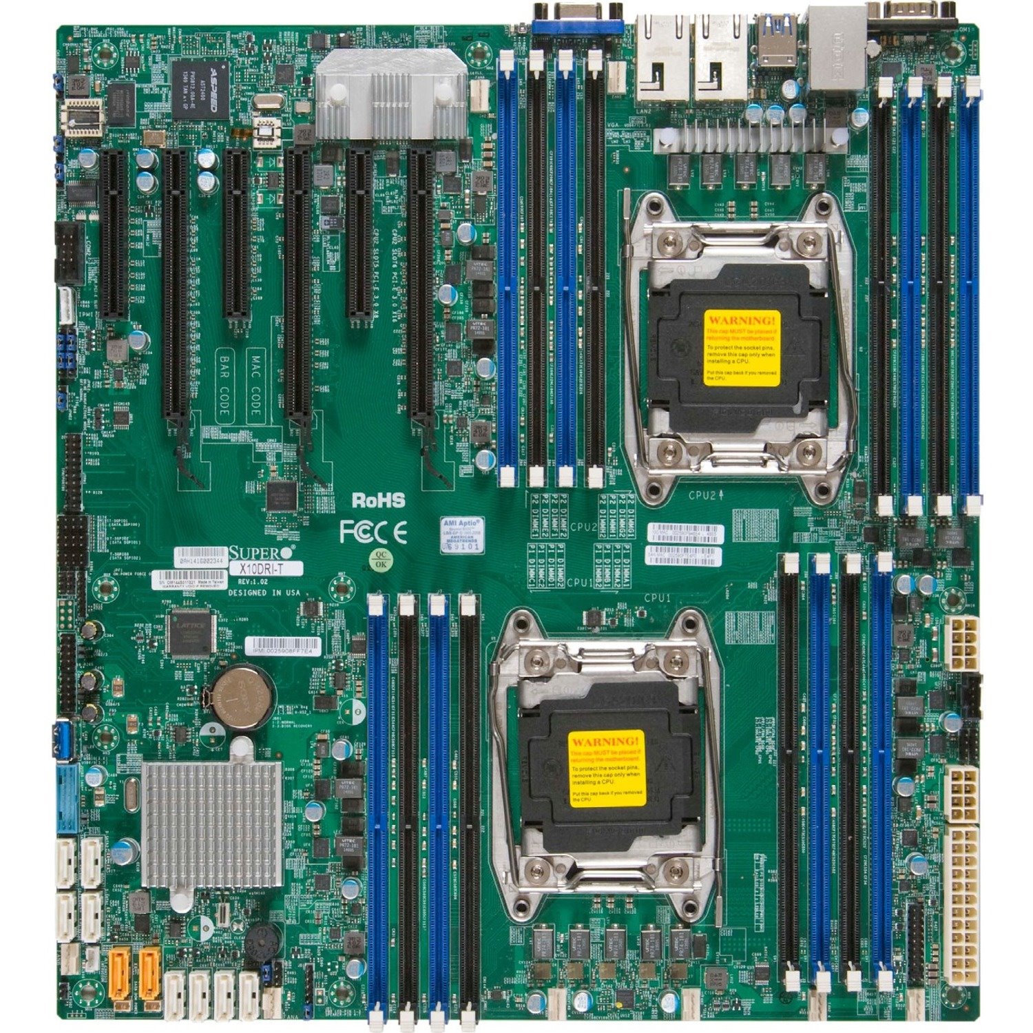 Supermicro X10DRi Server Motherboard - Intel C612 Chipset - Socket LGA 2011-v3 - Extended ATX