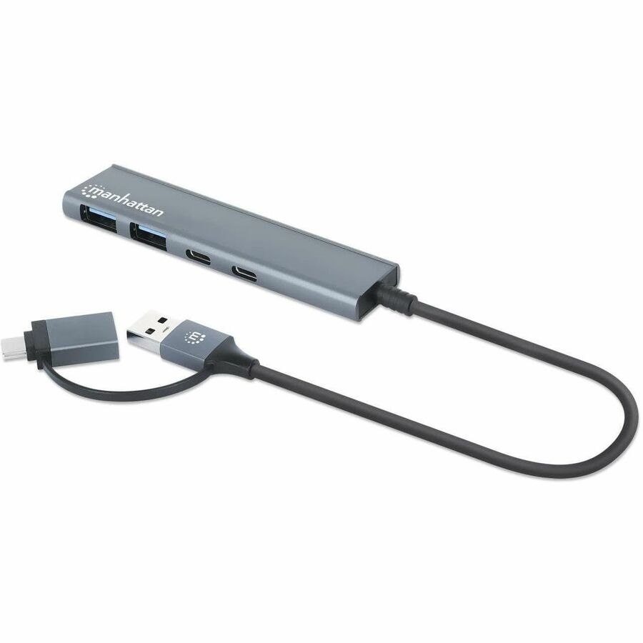 Manhattan 4-Port USB 3.0 Type-C / Type-A Combo Hub 2x2