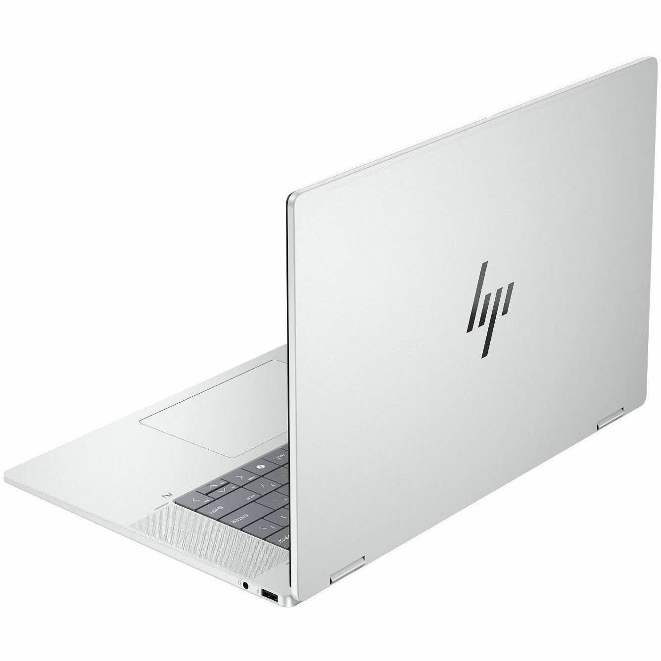 HP OmniBook X Flip 16-as0000 16-as0000TU 16" Touchscreen Convertible Copilot+ PC 2 in 1 Notebook - 3K - (Intel Core Ultra 7 258V) - 32 GB - 1 TB SSD - Glacier Silver - 120 Hz