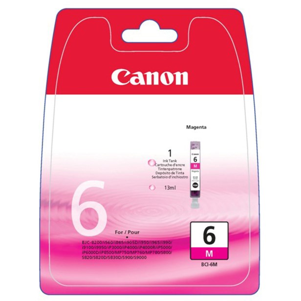 Canon BCI-6M Original Inkjet Ink Cartridge - Magenta Pack