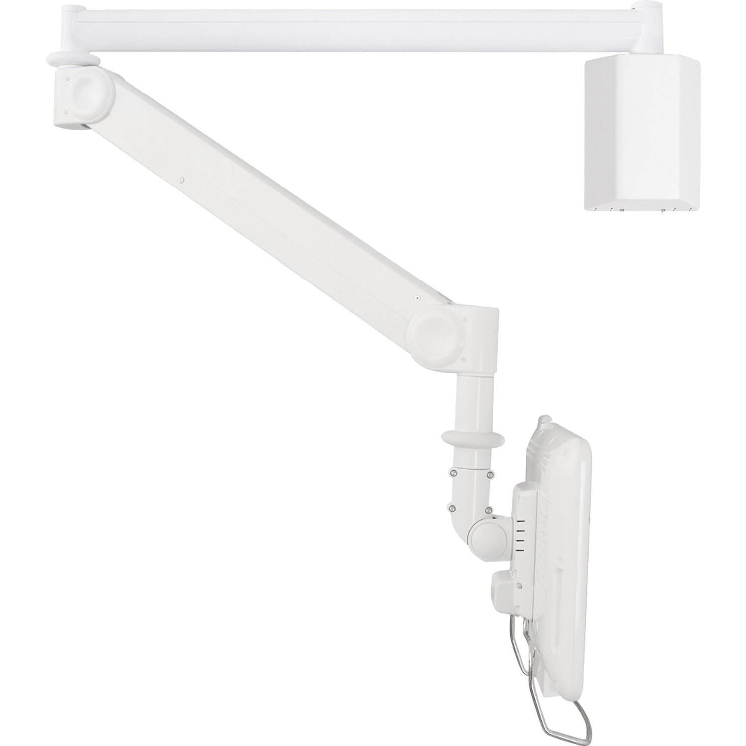 Newstar Medical Monitor Wall Mount (Full Motion gas spring) for 10"-30" Screen - Grey