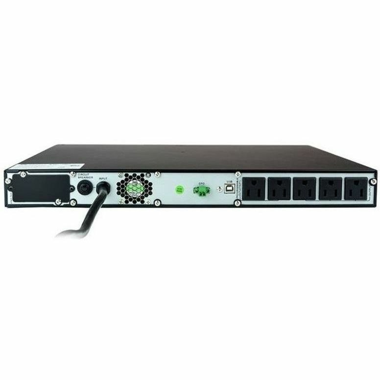 Vertiv Liebert PSI5 UPS - 1000VA 900W 120V 1U Line Interactive AVR Rack Mount UPS, 0.9 Power Factor with SNMP Card (PSI5-1000RM1201UN)