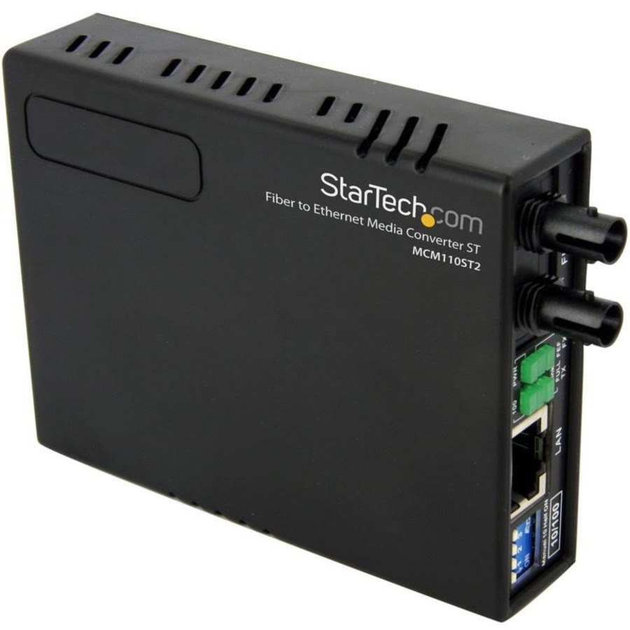 StarTech.com 10/100 Multi-Mode Glasvezel Ethernet Converter ST 2 km