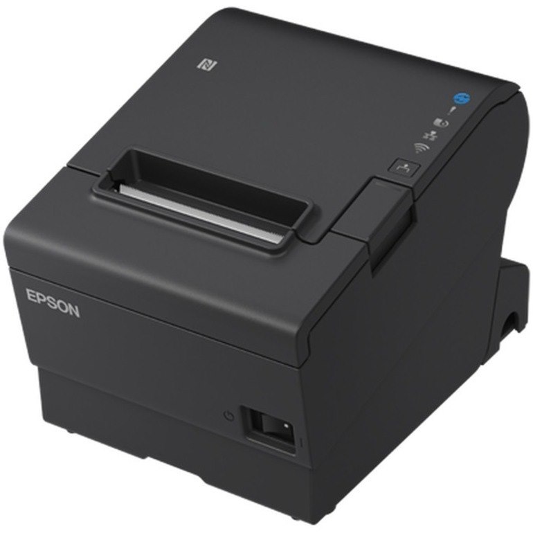 Epson OmniLink TM-T88VII Desktop Direct Thermal Printer - Monochrome - Receipt Print - Ethernet - USB - USB Host - With Cutter - Black - 19.69 in/s Mono - 180 dpi - Wireless LAN - ePOS, ESC/POS, XML Emulation - For PC, SPARC, Android, iOS