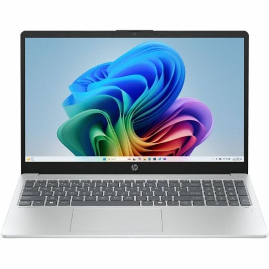 HP OmniBook 3 15-fn0000 15-fn0506nr 15.6" Touchscreen Notebook - Full HD - AMD Ryzen AI 5 330 - 16 GB - 256 GB SSD - Glacier Silver