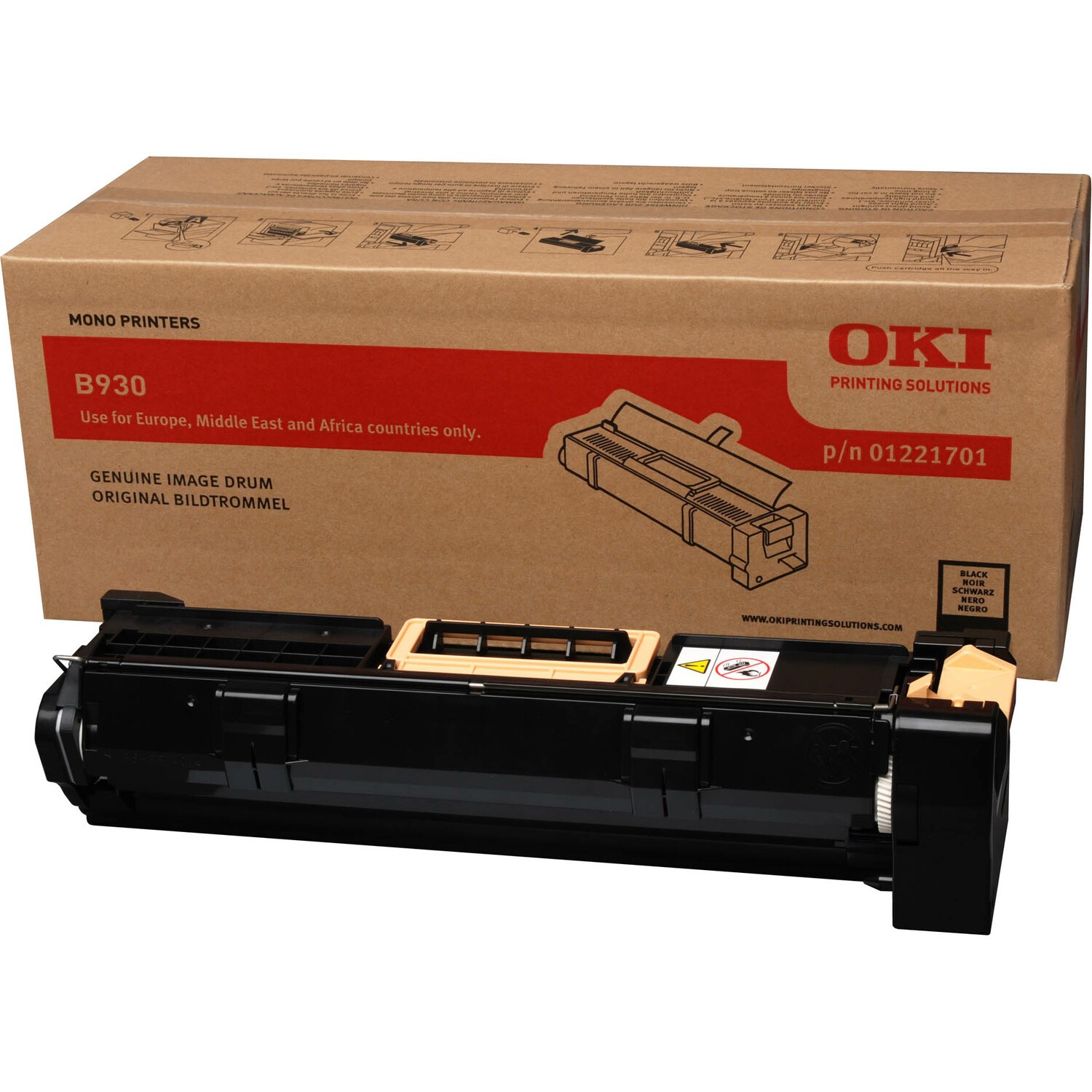 Oki 01221701 Laser Imaging Drum - Black