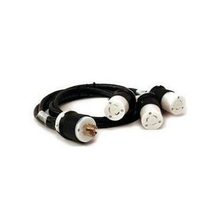 Power Cord Splitter, L21-20P to (3)L5-20R