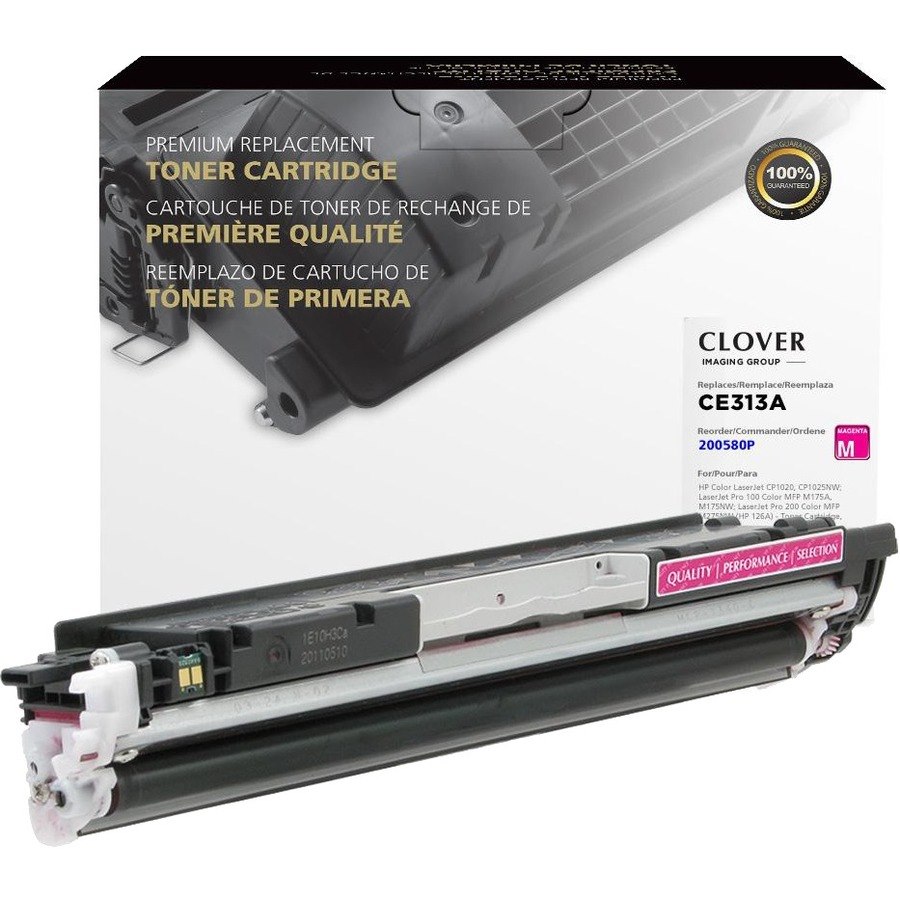 Clover Imaging Remanufactured Magenta Toner Cartridge for HP 126A (CE313A)