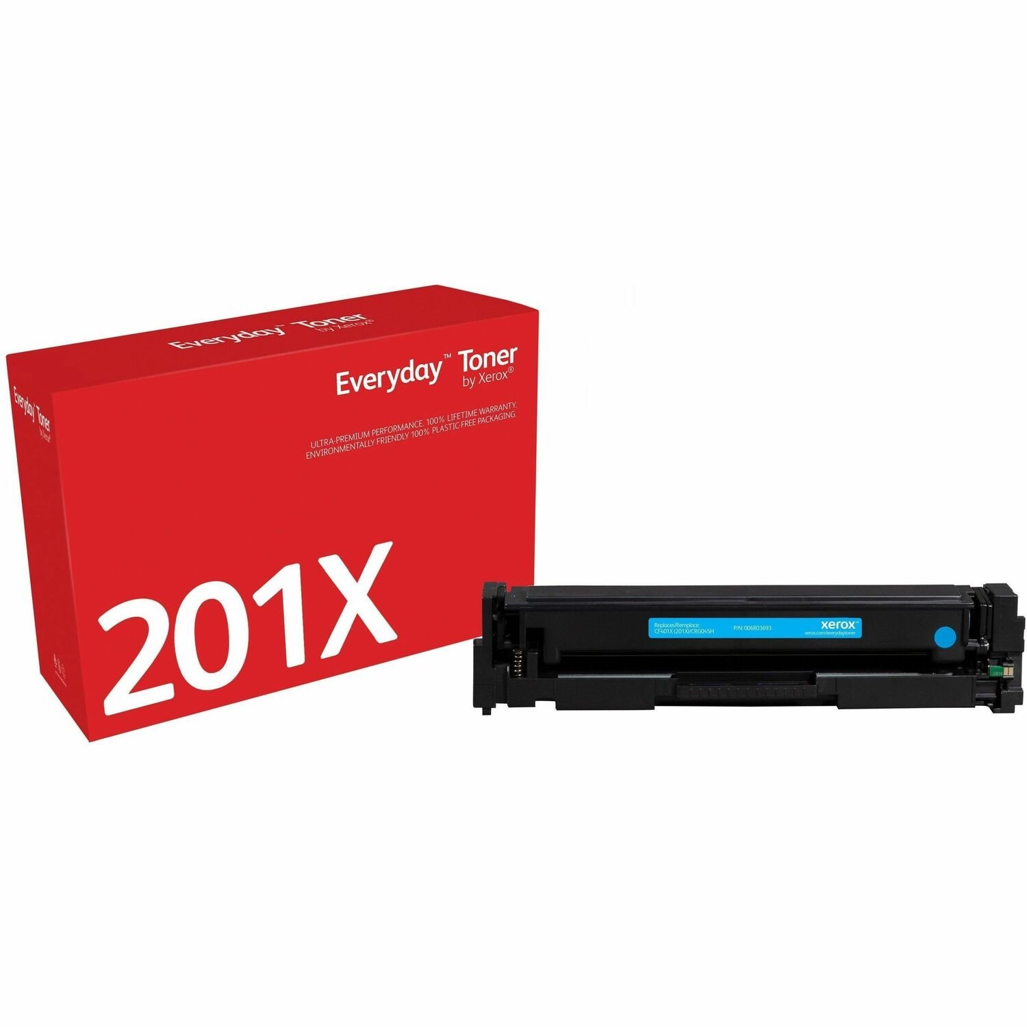 Xerox Everyday High Yield Laser Toner Cartridge 201X - Cyan - 1 / Pack