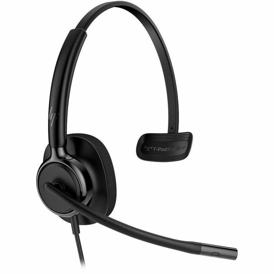 Poly Mission 400 415 Wired Over-the-head, On-ear Mono Headset - Black