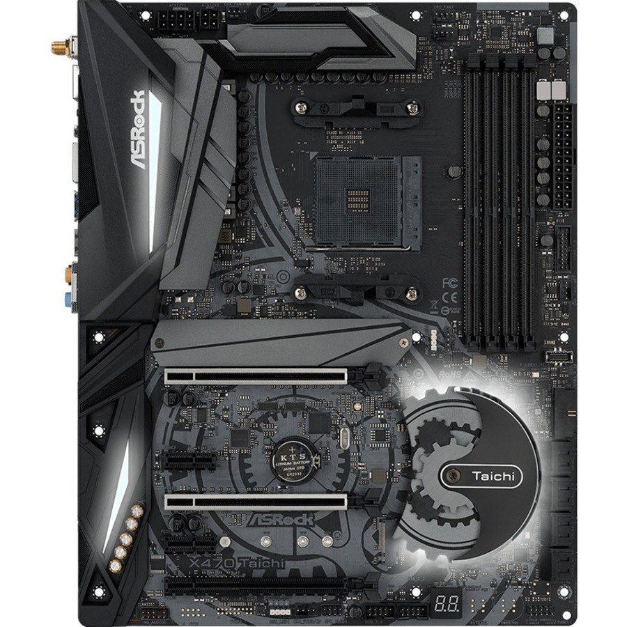 ASRock X470 Taichi Desktop Motherboard - AMD X470 Chipset - Socket AM4 - ATX