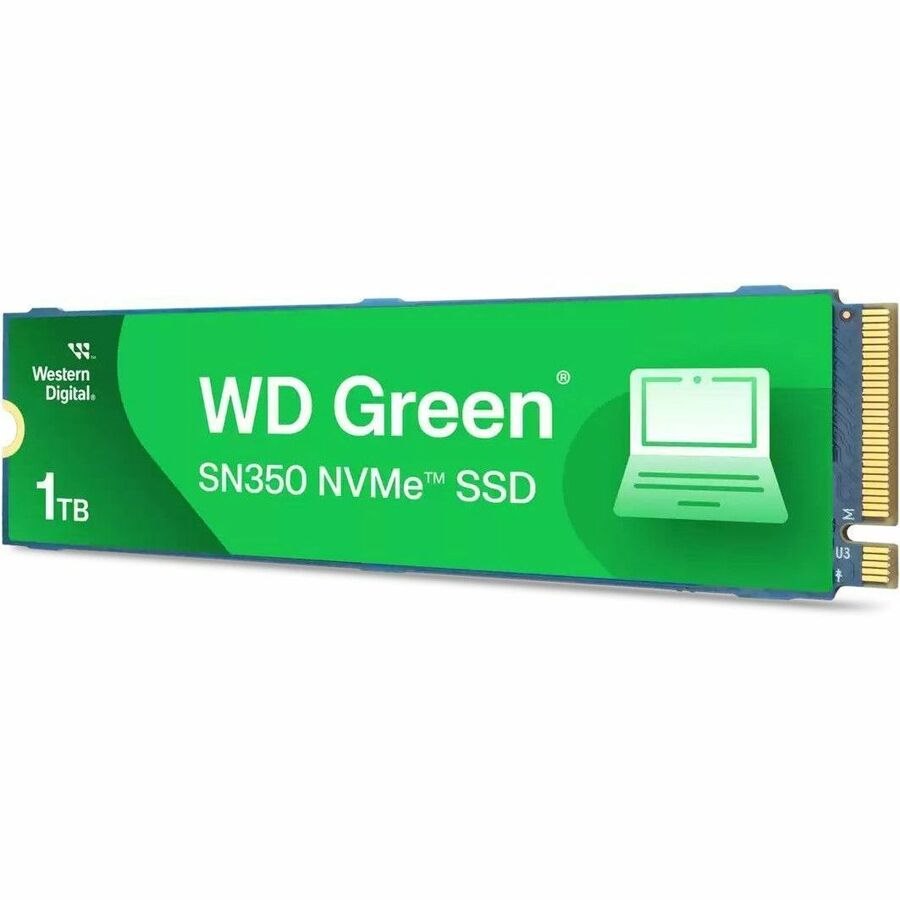 WD Green SN350 WDS100T3G0C 1 TB Solid State Drive - M.2 2280 Internal - PCI Express NVMe (PCI Express NVMe 3.0 x4)