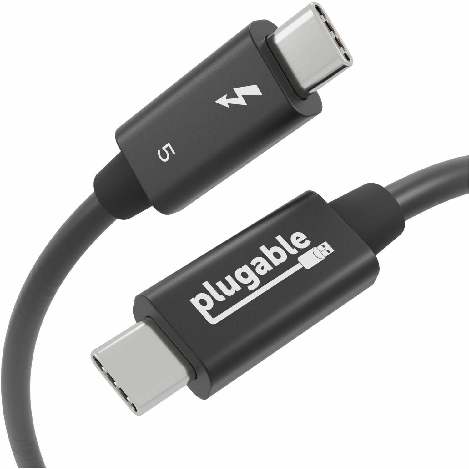 Plugable Thunderbolt 5 Cable with 80Gbps and 240W Charging - Thunderbolt Certified | Up to 120Gbps Bandwidth Boost