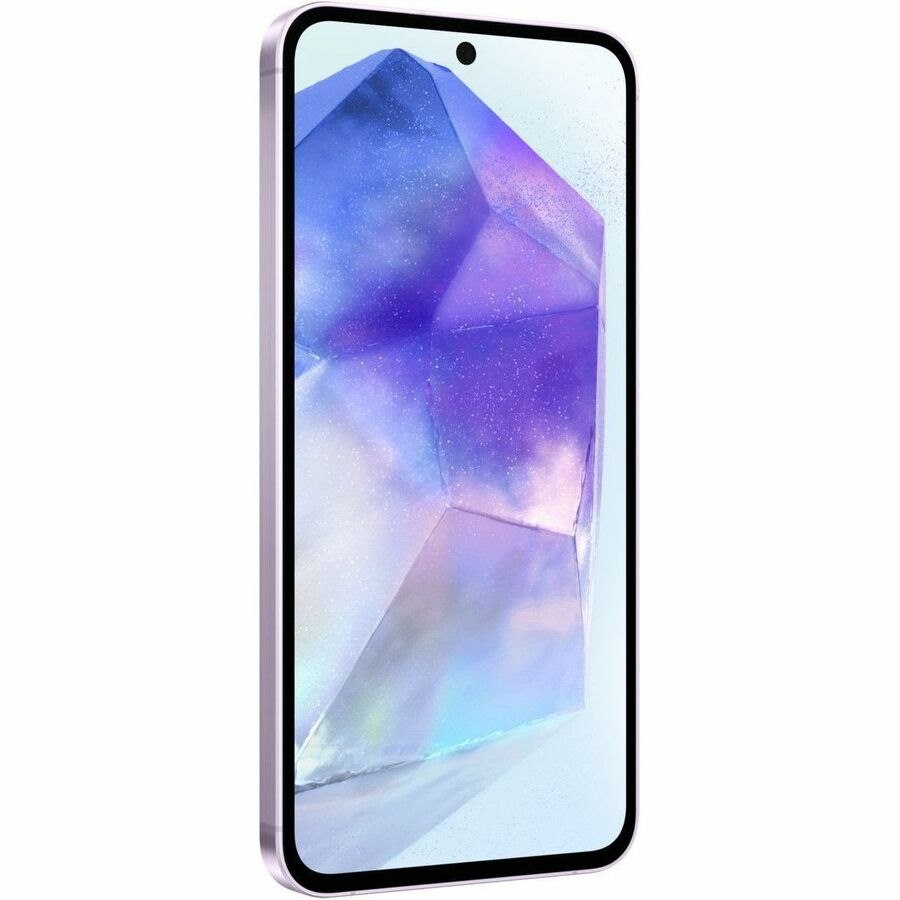 Samsung Galaxy A55 5G SM-A556B/DS 128 GB Smartphone - 16.8 cm (6.6") Super AMOLED Full HD Plus 1080 x 2340 - Octa-core (Cortex A78Quad-core (4 Core) 2.75 GHz + Cortex A55 Quad-core (4 Core) 2 GHz - 8 GB RAM - Android 14 - 5G - Lilac