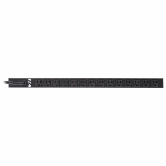 Eaton Basic rack PDU, 0U, 5-20P, L5-20P input, 1.92 kW max, 100-120V, 20A, 15 ft cord, Single-phase, Outlets: (14) 5-20R