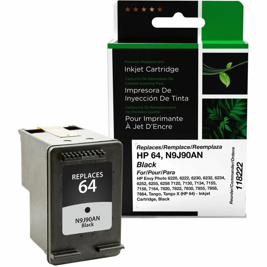 Clover Imaging Remanufactured Black Ink Cartridge for HP 64 (N9J90AN)
