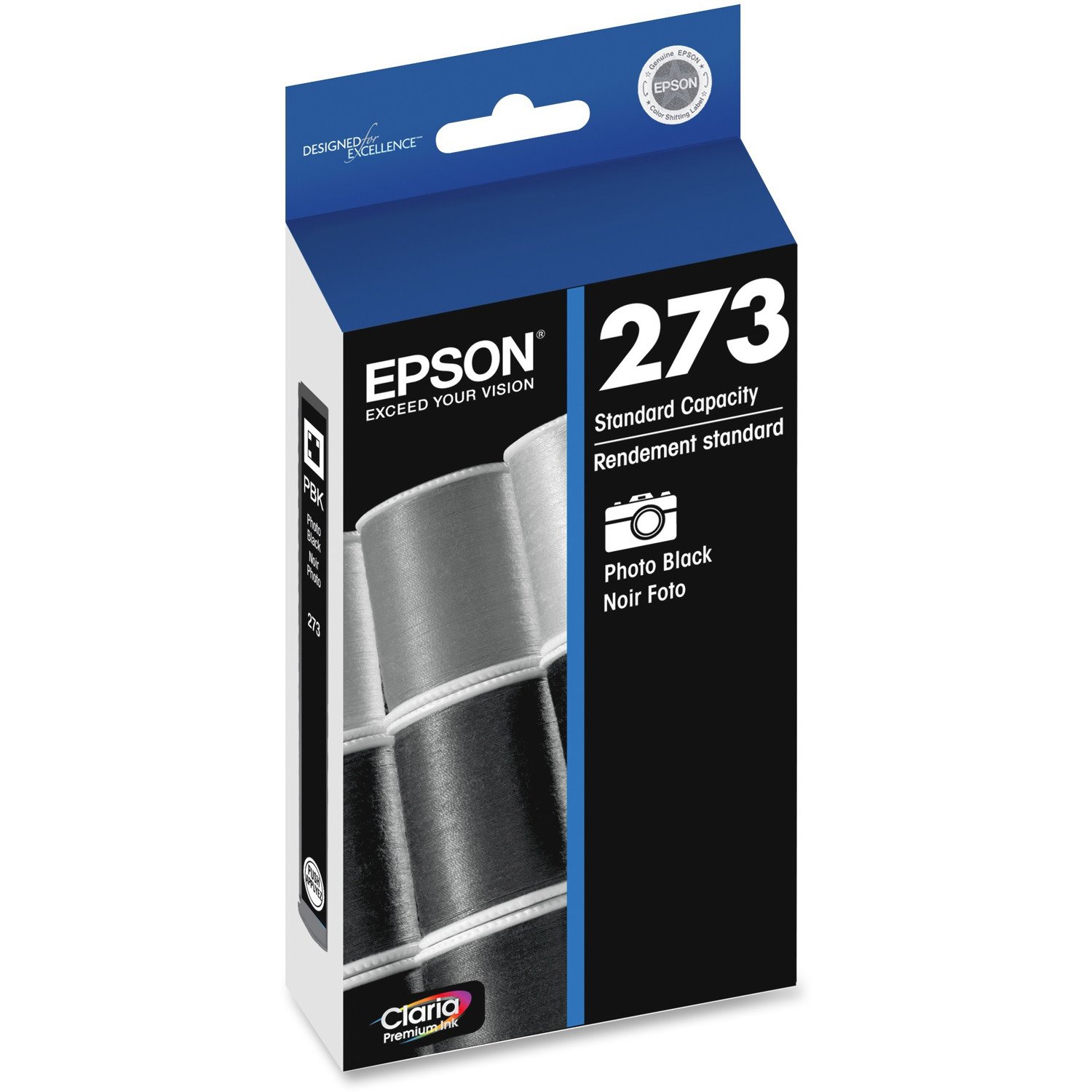 Epson Claria 273 Original Standard Yield Inkjet Ink Cartridge - Photo Black - 1 Each