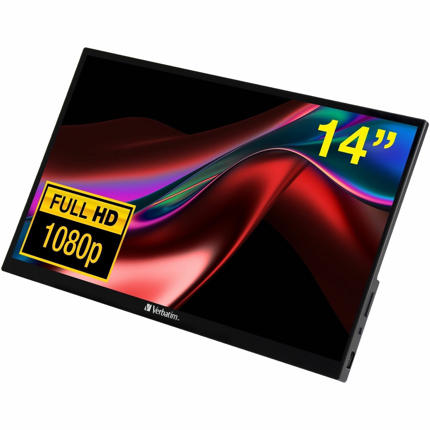 Verbatim PMT-14 14,0" Class LCD aanraakscherm monitor - 16:9 - 6 ms