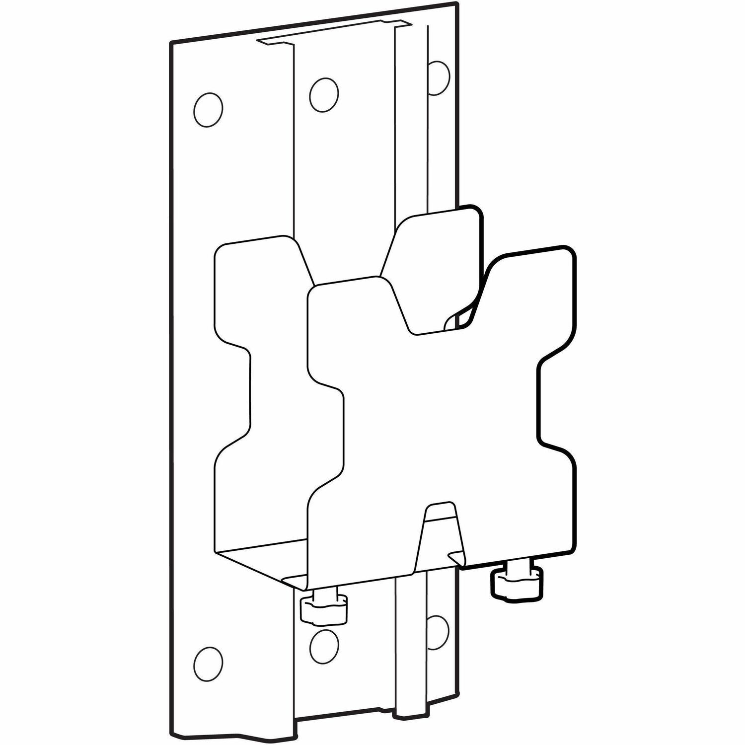 Ergotron Wall Mount for Mini PC, Computer, Thin Client, Mac mini - White - Vertical