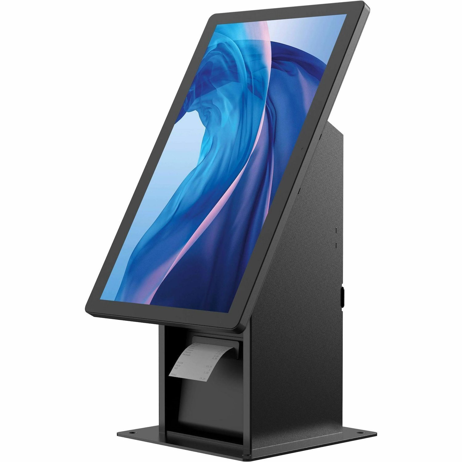 CTA Digital Self Service Kiosk with Printer Compartment and Storage (Black)